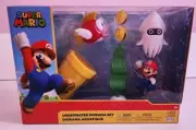 2019 Super Mario Nintendo Underwater Figure Diorama Play Set Brand New