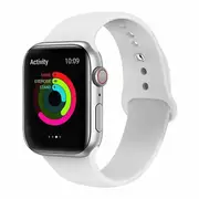 For Apple Watch Series 8 /7 /SE /6 /5 /4 /3 /2 /1 Ultra Wrist Band 38mm 40mm 41mm iWatch Wristband Loop Strap Silicone Band (Small - White)