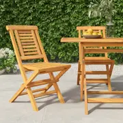 Folding Garden Chairs 2 pcs 47x63x90 cm Solid Wood Teak vidaXL
