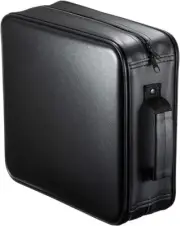 SANWA 320 Capacity CD Case, Large CD Sleeves, Portable DVD VCD Storage Box,