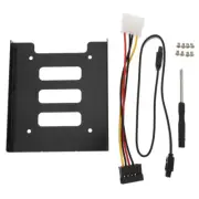 Hard Disk Metal Bracket 2.5-inch to 3.5-inch SSD Adapter Computer Part