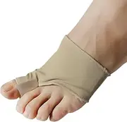 Bunion Corrector Splint Gel Bunion Pads Sleeves Brace – Toe Stretcher Bunion Guard for Men and Women Gel Toe Spacer (colour of skin, S)