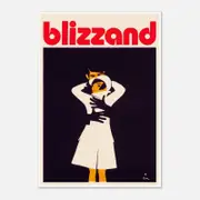 Galrie Blizzand Embrace Retro Vintage Advertising Poster Stunning Art Print for Home, Poster Only, A4 21 x 30cm (8 x 12inch)