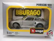 Bburago #0121S Porsche 959 1/24 Scale Diecast Metal Model with plastic parts