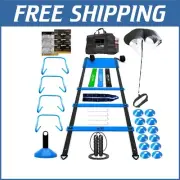 Ultimate Agility Ladder & Resistance Training Kit - Improve Speed & Coordination