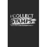 STAMP COLLECTOR NOTEBOOK: DIARY JOURNAL 6X9 INCHES WITH 120 LINED PAGES