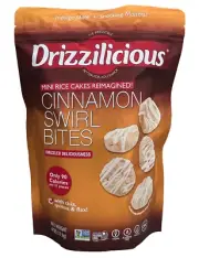 Drizzilicious Cinnamon Swirl Bites Mini Rice Cakes 4 oz