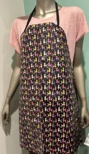 Poodle vinyl grooming apron