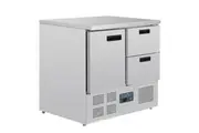 Polar G-Series One Door Two Drawer Counter Fridge 240Ltr - Under Bench Fridges (U637-A) - U637-A