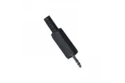 AVICO - PLUG 2.5 STEREO SOFT PLASTIC BLACK