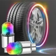 4x Multicolor Car Wheel Tire Tyre Air Valve Stem LED Light Cap Cover Accessories