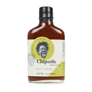 Chipotle Pepper Hot Sauce - 7oz Bottle - Made in USA with Jalapeno & Chipotle