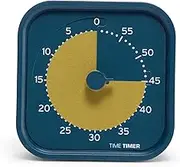 Time Timer MOD - Home Edition - Individual Sized 60 Minute Visual Countdown Timer for ADHD, Aduts, Students, and Pomodoro with Silent Operation (Metallic Midnight)