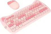 Wireless Keyboard and Mouse Ultra Slim Combo, 2.4G CompactMouse and Scissor Switch Keyboard Set with Cover, for PC,Laptop,Windows,Mac