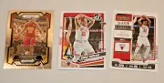 DEMAR DEROZAN (3) 2024 PRIZM DRAFT #64 DONRUSS #199 CONTENDERS #48 CHICAGO BULLS