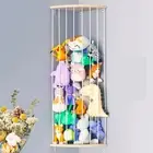 Storage Wood Soft Toy Shelf with Adjustable Length，Corner Stuffed Animal Toy Ham