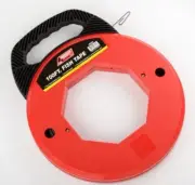100' Fish Tape Wire Puller Construction Tools Carpentry Electrician Tool Cable