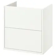 HAVBÄCK wash-stand with drawers, white, 60x48x63 cm