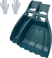 Large Leaf Scoops and Hand Rake Claw, Ergonomic Hand Held Garden Rake Grabbers for Picking up Leaves,Grass Clippings and Lawn Debris