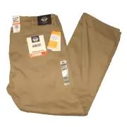 Mens Dockers Jean Cut Khaki Pant 44x30 British Khaki Straight Fit New