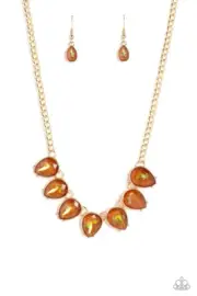 Paparazzi Flirty Dancing Brown Necklace NWT
