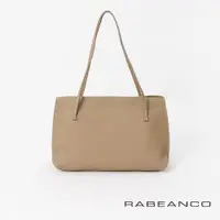 在飛比找ETMall東森購物網優惠-【RABEANCO】MOTIF真皮商務肩背托特包(杏)