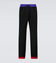 [Moncler Grenoble] Moncler Grenoble Fleece wool-blend pants UK 34 black