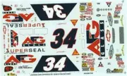Slixx 1530 #34 AFG Glass 2000-David Green Nascar decal