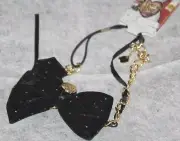 Mattel H.E.R Accessories Ever After High Black Bow Headwrap Black / Gold