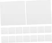 COHEALI 20pcs Ceramic Fiber Paper Insulation Sheets for Microwave Kiln Heat-Resistant Paper Gasket Materials