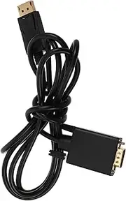 COHEALI Displayport to Vga Cable Male to Male Adapter for Video Compatible with Laptops Monitors and Projectors Stable Signal Transmission and Easy Setup