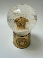 Rosenthal VERSACE Golden Medusa SNOW GLOBE 4,5" New in Box