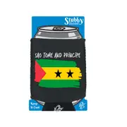 Sao Tome And Principe Country Flag Nationality - Stubby Holder With Base