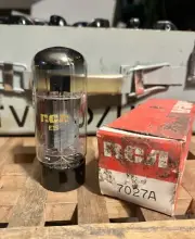NOS NIB Vintage Single RCA 7027A Vacuum Tube New Old Stock In Box from 1972 Rare