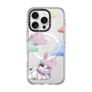 iPhone 16 Pro Clear Case MagSafe Compatible Gloomie Cat Sky by LeonLollipop