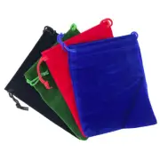 8 PC Medium Gift Bag Velvet Cloth Drawstring Jewelry Ring Pouch Wedding Favors