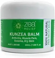 Zea Relief Kunzea Muscle Balm (50ml) - Australian Made - 100% Natural Ingredients, Including Kunzea, Peppermint Gum, Eucalyptus, and Arnica