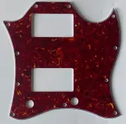 For Fit US Gibson SG Standard Style Full Face Guitar Pickguard Red Tortoise