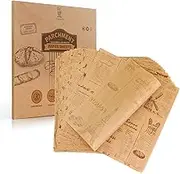 Katbite 130Pcs 10 Inch Sandwich Wrapping Paper, Heavy duty Deli Paper, Greaseproof & Non-stick Parchment Paper, Pre-cut Unbleached Parchment Paper is Perfect for Wrap Bread, Burger and Sandwich