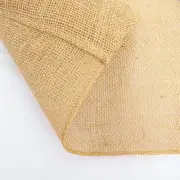 8 ft x 8 ft NATURAL Faux Burlap Backdrop Drape CURTAIN PANEL Party Decorations