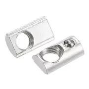 M6 Roll in Spring T-nut with Ball for 2020 Series Rail with 6mm Slot 20Pcs