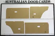 Door Cards Fit Datsun 1200 Coupe Panel Van Nissan B110 Coupe Quality Masonite x4 (for: Nissan)