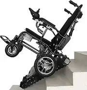 Electric Stair Climbing Hand Trucks, Foldable Electric Ladder Climbing Wheelchair for Elderly - Battery Operated Stair Mobility Aid & Stair Climber Hand Trolley Cart