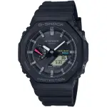 【CASIO 卡西歐】G-SHOCK 藍牙 太陽能 八角防護構造雙顯手錶 畢業 禮物(GA-B2100-1A)