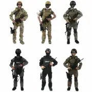 1/6 Military Army Combat Swat Police Soldier ACU Suit Figure Model Action Toys