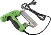 Wired Electric Stapler Gun Aluminium Alloy Electric Nail Gun with Soft Grip Straight Brad Nailer for Woodworking Crafts Picture Frame 1800