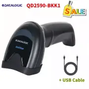 Datalogic QuickScan QD2590-BKK1 1D/2D Portable Barcode Scanner With USB Cable