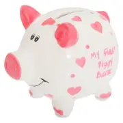 Lesser Pavey BoysGirls My First Piggy Bank One Size Pink