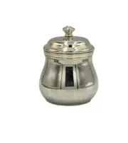 Christofle H1757 Albi Silver-Plated Sugar Bowl with Lid