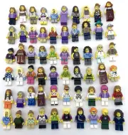 LEGO 10 NEW FEMALE GIRL MINIFIGURES TOWN CITY SERIES FRIENDS FIGURES